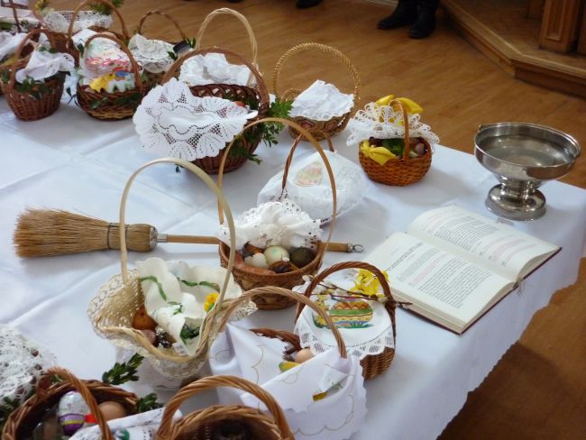 Przygotowanie do święcenia pokarmów
